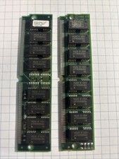 2x 4MB 72-Pin SIMM RAM Kit 60ns FPM Non-Parity Micron MT4C4001 Vintage 486 PC picture