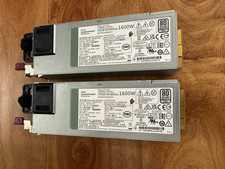 2x P38997-b21 830270-302  HPE 1600W Flex Slot Platinum Hot Plug P39384-001 picture