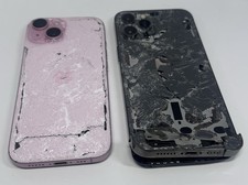 Lot of 2 Apple iPhones As-Is Repair Iphone Used Preowned 12 Pro Max Iphone 15 picture