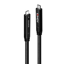 LINDY 43393 8m USB 3.2 Gen 1 and DisplayPort 1.4 Type C Hybrid Cable picture