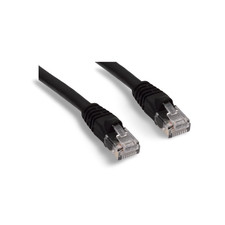 1ft Cat5e Ethernet Network Cable RJ45 - Black picture