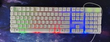 Bytech Gaming Keyboard RGB LED Wired USB Keyboard PC Computer picture