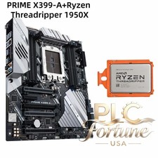 Used ASUS PRIME X399-A E-ATX Motherboard+AMD Ryzen Threadripper 1950X CPU Combo picture