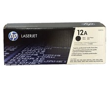 HP 12A Black LaserJet Toner Cartridge Q2612A OEM Genuine Authentic Sealed picture