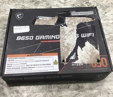 Db MSI B650 GAMING PLUS WIFI AM5 AMD B650 PCIe 4.0 Wi-Fi 6E ATX Motherboard picture