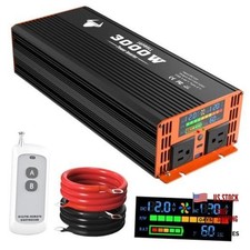 3000 Watt Power Inverter 12V DC to 120V/110V AC for Vehicles Car 3000W-003-1 picture