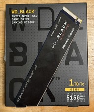 WD WD_BLACK SN770 NVMe 1TB Internal GEN4 SSD - Black (WDS200T3X0E)....NEW picture