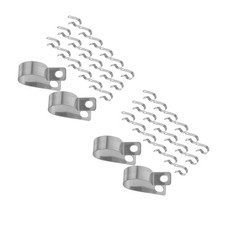 60 pcs Stainless Steel Cable Clamp, 3/4