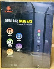 New Coolmax CN-330 Dual Bay 3.5 Inch SATA USB 2.0 RAID Network Storage Enclosure picture