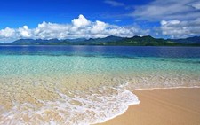 Landscape water beach sea nature Custom Gaming Mat Desk picture