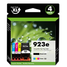 923XL Ink with Chip 4Pack for HP 923 923e OfficeJet 8122e 8135e 8138e 8139e 8120 picture
