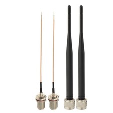 2-Pack 2.4GHz N Male 5dBi Omni WIFI Antenna for Wifi Wireless Router IP Camera picture