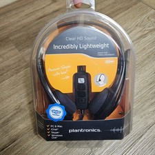 PLANTRONICS Audio 628 Stereo USB Headset Lightweight Headband Voice/Gaming NEW picture