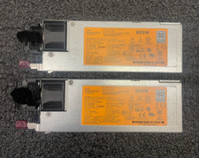 Lot of 2 HP HPE 800w Platinum PSU 723599-001 723600-201 754381-001 720479-B21 picture