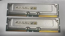 Lot of TWO Samsung 0302 128MB MR13R1624DF0-CT9 1066-32P 102 Memory RAM picture