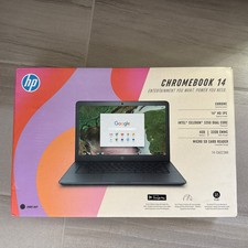 HP 14-ca023nr 14 inch (32GB, Intel Celeron, 1.10 GHz, 4GB) Chromebook - 4BS38UA picture