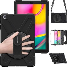 BRAECN for Galaxy Tab A 10.1 2019 Case, Heavy Duty Shockproof Rugged Case wit... picture