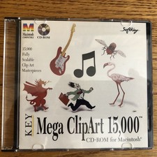 Mega ClipArt 15,000 Macintosh CD Disc / Macintosh Computer Software picture