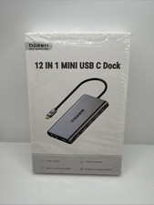 QGeem 12 in 1 Mini USB C 3.0 Docking Station HC1202 Portable Triple Display picture