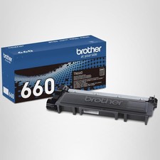 NEW Brother TN660 Genuine Original High Yield Black Toner Cartridge 2600 Pages picture