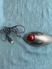 Logitech T-BC21 Trackman Marble Trackball Wired USB Mouse • Tested Working picture