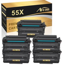 CE255A CE255X Black Toner compatible with HP LaserJet P3011 P3015d P3015Dn Lot picture