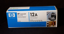 HP 12A Q2612A Black Toner Cartridge Genuine Brand New Sealed picture