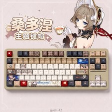 Genshin Impact Sandrone PBT Keyboard Cap Kforce Front Light Transmission Keycap picture