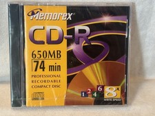 Memorex CD-R 650 MB 74 Min Blank CD New Sealed picture