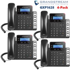 4 Pack Lot Grandstream GXP1628 Gigabit IP Phones 2 Line HD PoE VoIP 2 SIP picture