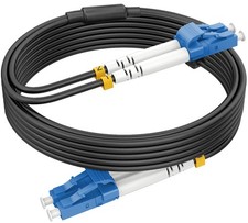 RamboCables-OS2 LC to LC Single Mode Fiber Patch Cable Armored, 500ft/150m picture