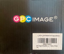 GPC Image Ink Cartridge Replacements (6) 3 Black 1 Blue 1 Red 1 Yellow picture
