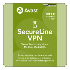 Avast SecureLine VPN 2026 - 10 Devices - 1 Year - Browse Privately [Download] picture