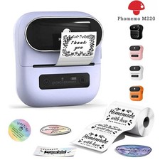 Phomemo M220 Label Maker Machine 3 Inch Portable Bluetooth Thermal Printer picture