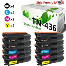10PK TN436 TN-436 Toner Cartridge for HL-L8360CDW picture