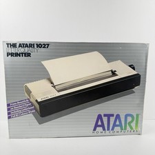 Atari 1027 Letter Quality Printer With Box UNTESTED FOR PARTS REPAIR ONLY picture