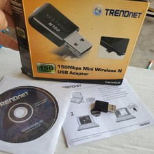 Lot of 4: TRENDnet Wireless N150 Micro USB Adapter, USB 2.0 TEW-648UBM picture