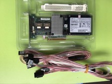 LSI SAS 9260-8i RAID controller+SFF-8087 to (4) 7-Pin SATA cables+BBU Battery picture