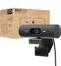 Logitech - Brio 505 Full HD Webcam with Auto Light Correction, Auto-Framing picture