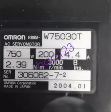 1PC New For Omron servo motor R88M-W75030T In Box Fast Shipping DHL/FedEx picture