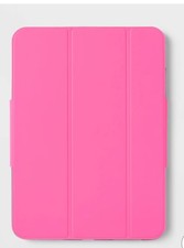 heyday Pink Folding Folio Stand Case Cover for Apple iPad Tablet 10th gen picture