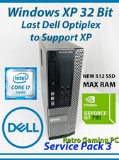Dell Windows XP Pro 32 bit OptiPlex SFF 9010 i7, NEW 512GB SSD, NVIDIA Gaming PC picture