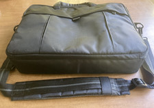 DELL Padded Laptop Bag Case Briefcase Carry-on Luggage Black Nylon Strap Protect picture