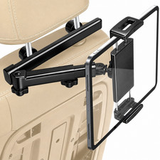 360° Rotating Car Headrest Phone Tablet Holder Adjustable Rear Seat Mount 5-13