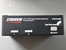StarTech Starview 2 Port USB KVM Switch with Audio & USB 2.0 Hub SV231USB picture