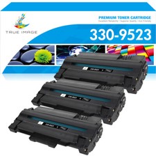 3 Pack Black 330-9523 Toner Cartridge Compatible With Dell 1130 1130N 1133 1135N picture