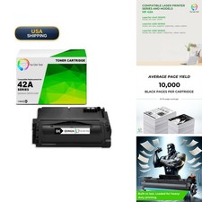 TCT 42A Compatible Black Toner Cartridge For HP Q5942A TCT-HE42A-Q5942A picture