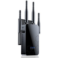 2026 WiFi Extender Internet Booster, 10000 Sq.ft Long Range Repeater Wireless Ro picture