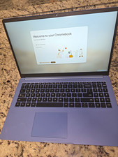 Moving Sale ASUS Chromebook 15.6in Intel Blue Chrome OS Webcam HDMI USB-C picture