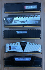 Lot of 5 ~ Gaming 16GB DDR4 PC4 Desktop Memory RAM Mix Models, Mix Speed ~Tested picture